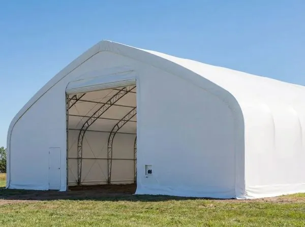 60 by 100 foot MAX fabric storage building